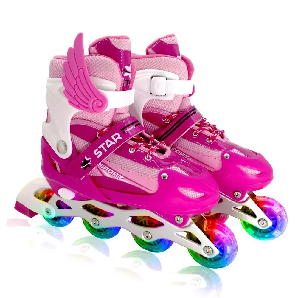 New Boy Girl Children Inline Skates Adjustable