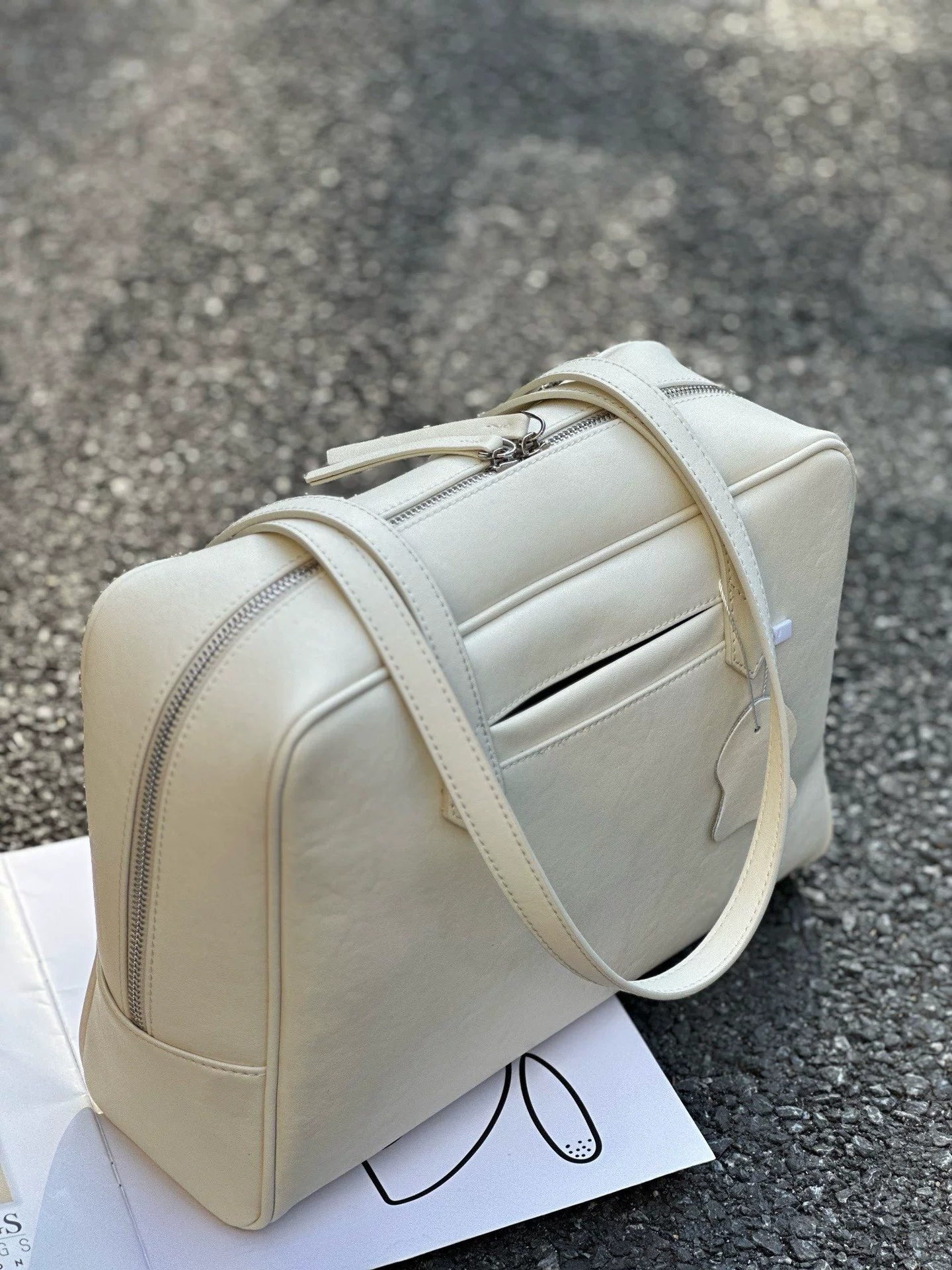 New European And American Style Vintage Genuine Leather Women's Bag, Large Capacity Commuter Vegetable-tanned Cowhide Underarm Shoulder Bag 3
