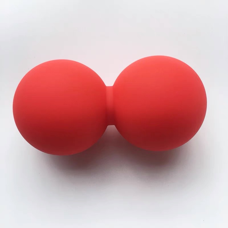 Popular Muscle Relaxing Silicone Fascia Ball, Foot Acupressure Ball, Arm Training Yoga Fitness Massage Ball, Peanut Ball - Alibaba in Red