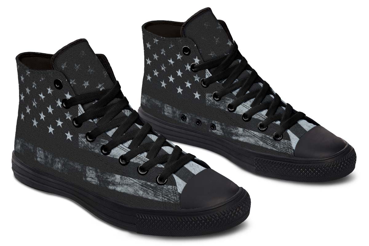 Men's And Women's Fashion Color Printing High-top Canvas Shoes