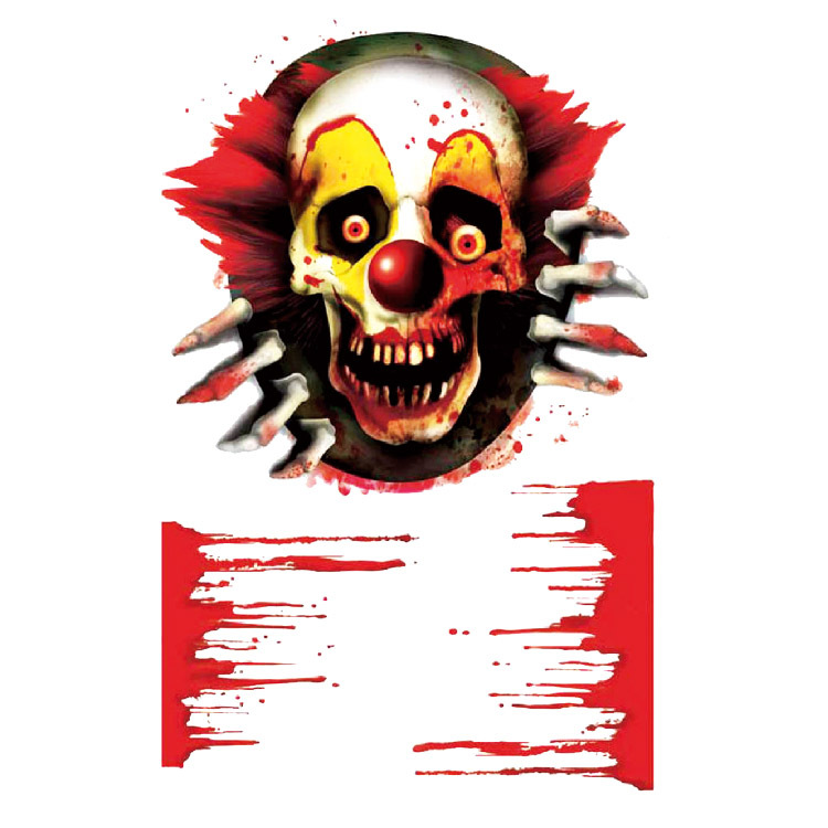 Halloween Skull Pattern Decorative Wall Sticker (Photo