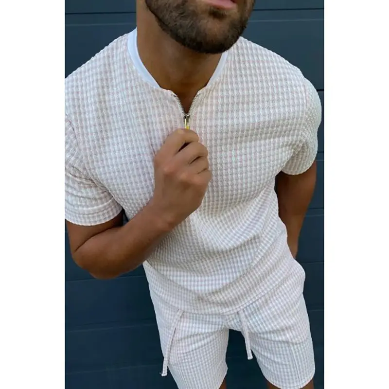 Striped Lapel Slim Fit Casual Shirt With Ivory Stripes
