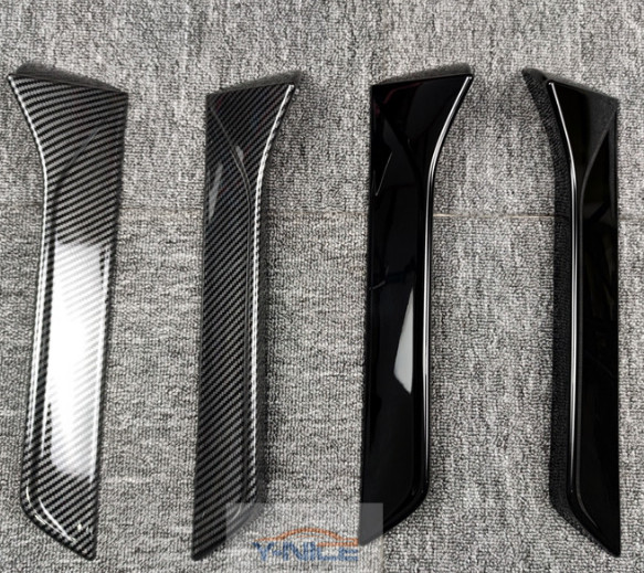 Black Carbon Fiber Rear Side Spoiler Wing Kit For Seat FR MK3 MK3.5 -21 — image 3