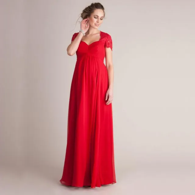 Eyelashes Lace Stitching Japanese Cotton Short sleeved Dress Red - Shop at LoveMi