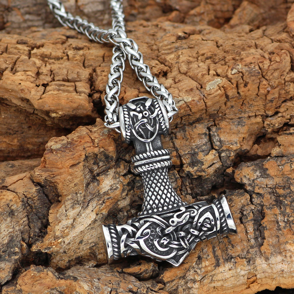 Viking Rune Pendant Necklace for Men.