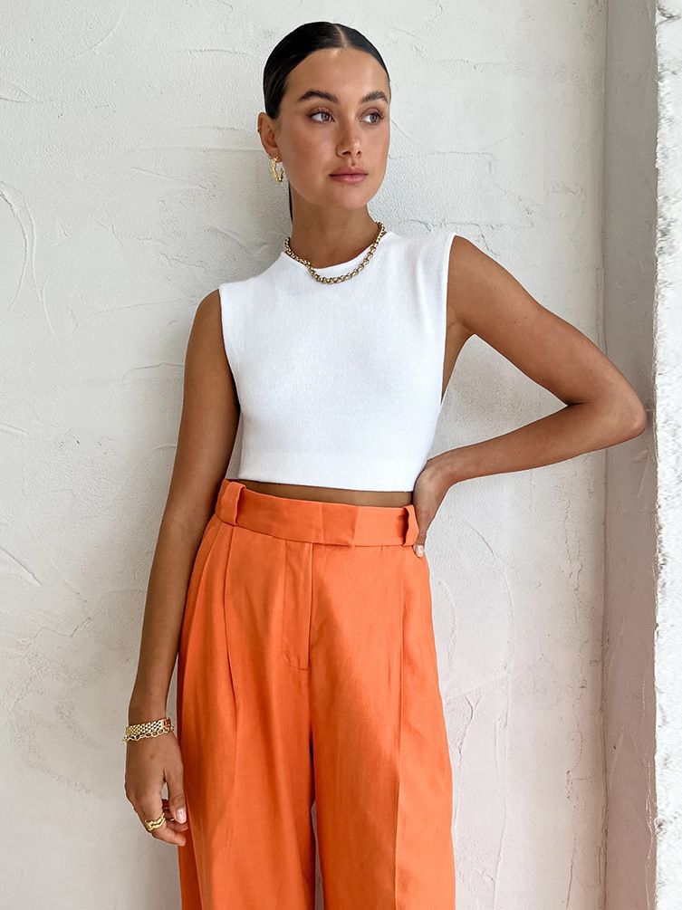 Women's Fashion Casual High Waist Wide Leg Pants