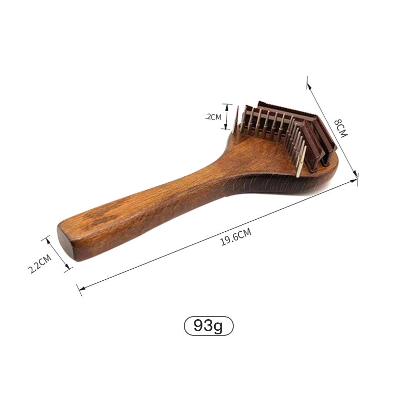 Floating wool comb