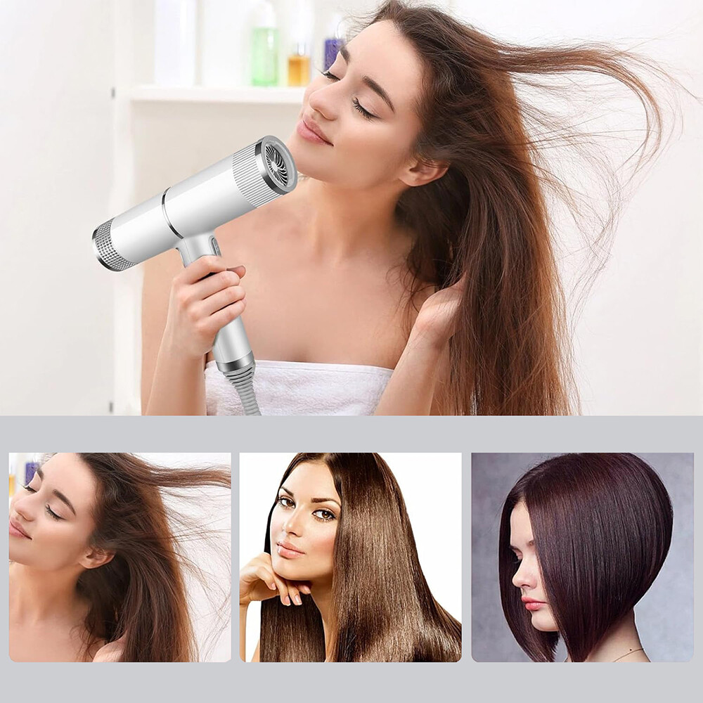 3in1 Style Hair Dryer Nozzle Concentrator Blower Pro Salon Heat UK