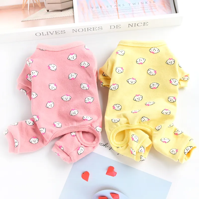 Cotton Cute Pet Pajamas Puppy Dog Clothes