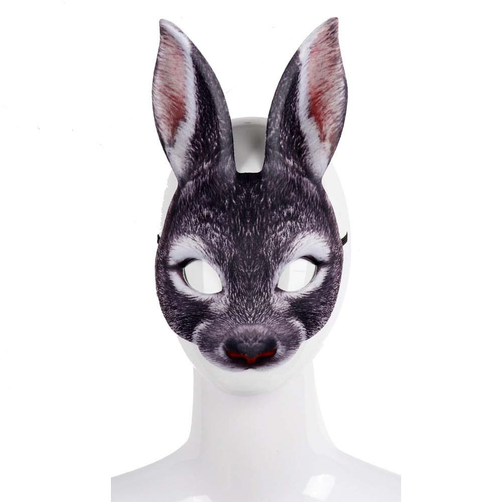 Carnival Party Masquerade EVA Half Face Rabbit Animal Mask — foto 5
