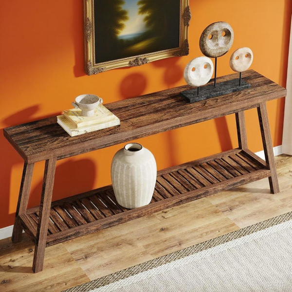 Long Console Table Living Room Table thumbnail 1