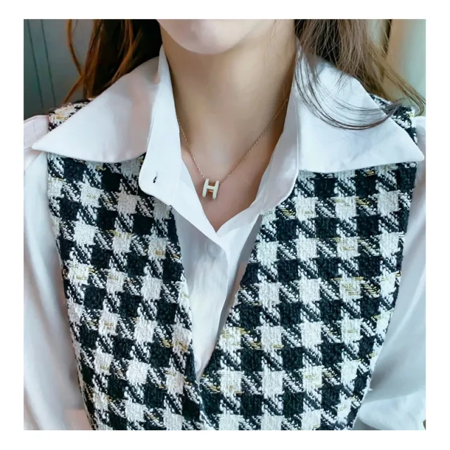 Lightly Cooked Temperament Yujie Fried Street Small Incense Wind Vest Two piece Suit Shirt - Shop at LoveMi