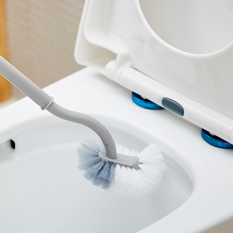 Wall-mounted S-shaped Toilet Brush For Domestic Bathrooms