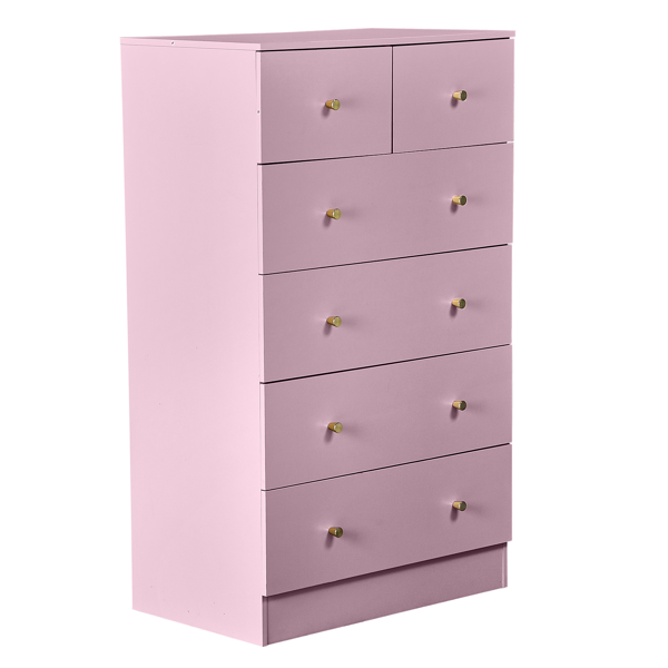 6-Drawer Dresser with Gold Handles, picture 2 of 5