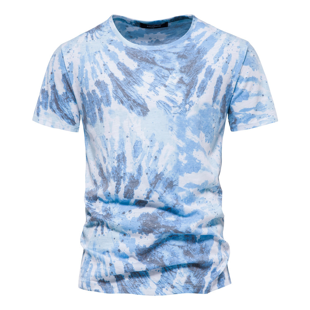 Title 5, T-shirt da uomo a maniche corte Cotton Bright P...