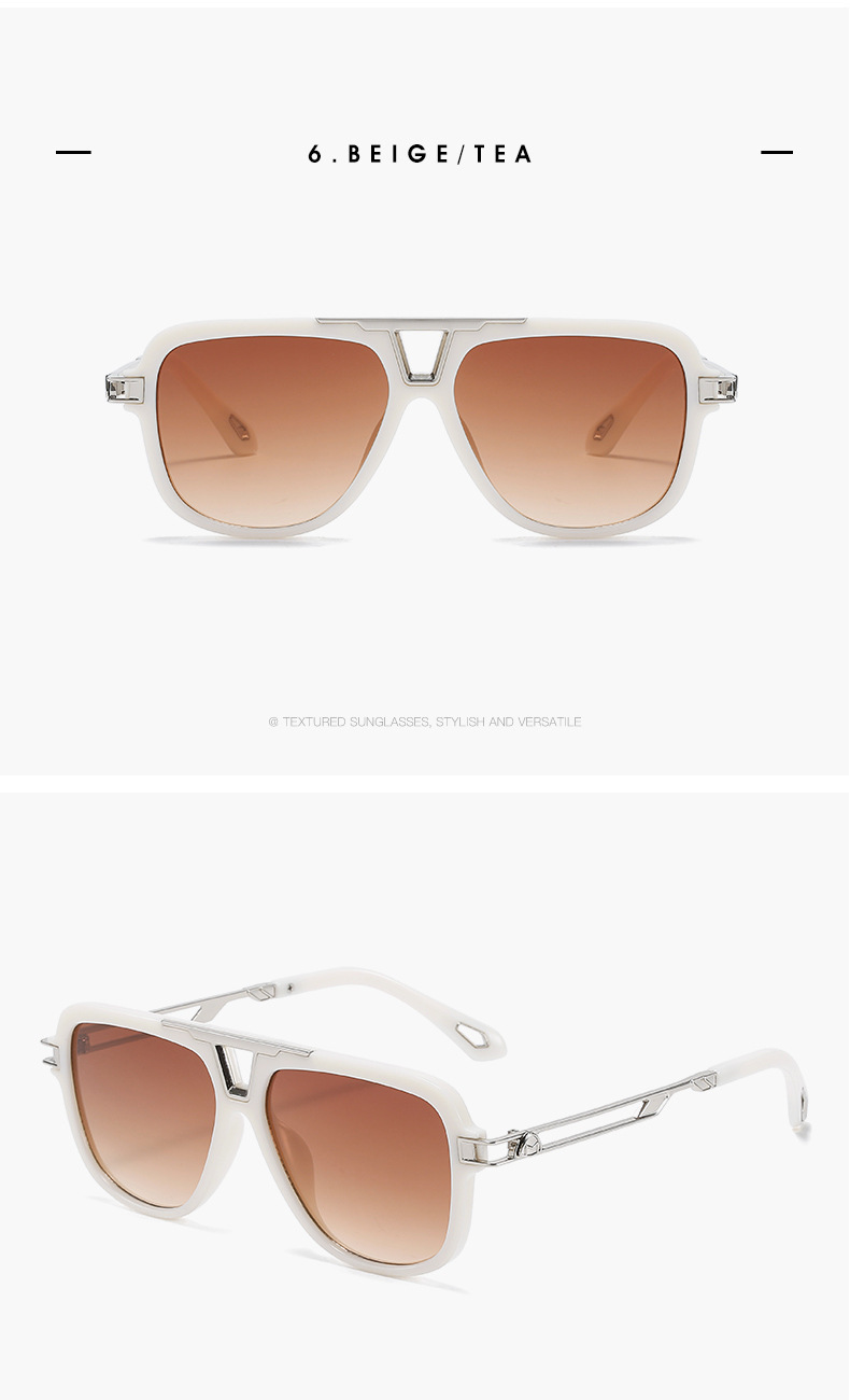 Title 11, Neue Textur Mode Metall Mayba Sonnenbrille pers...