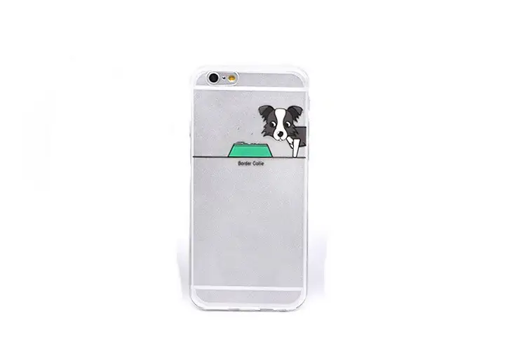 Fashion Dog Schnauzer Mobile Phone Case Transparent