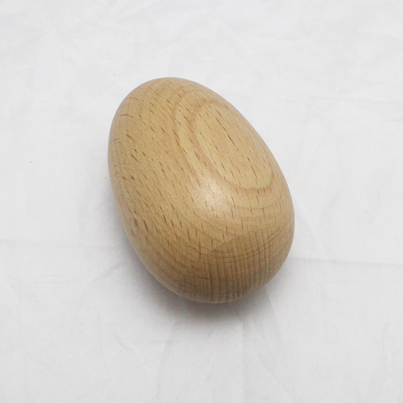 Beech wood sand egg