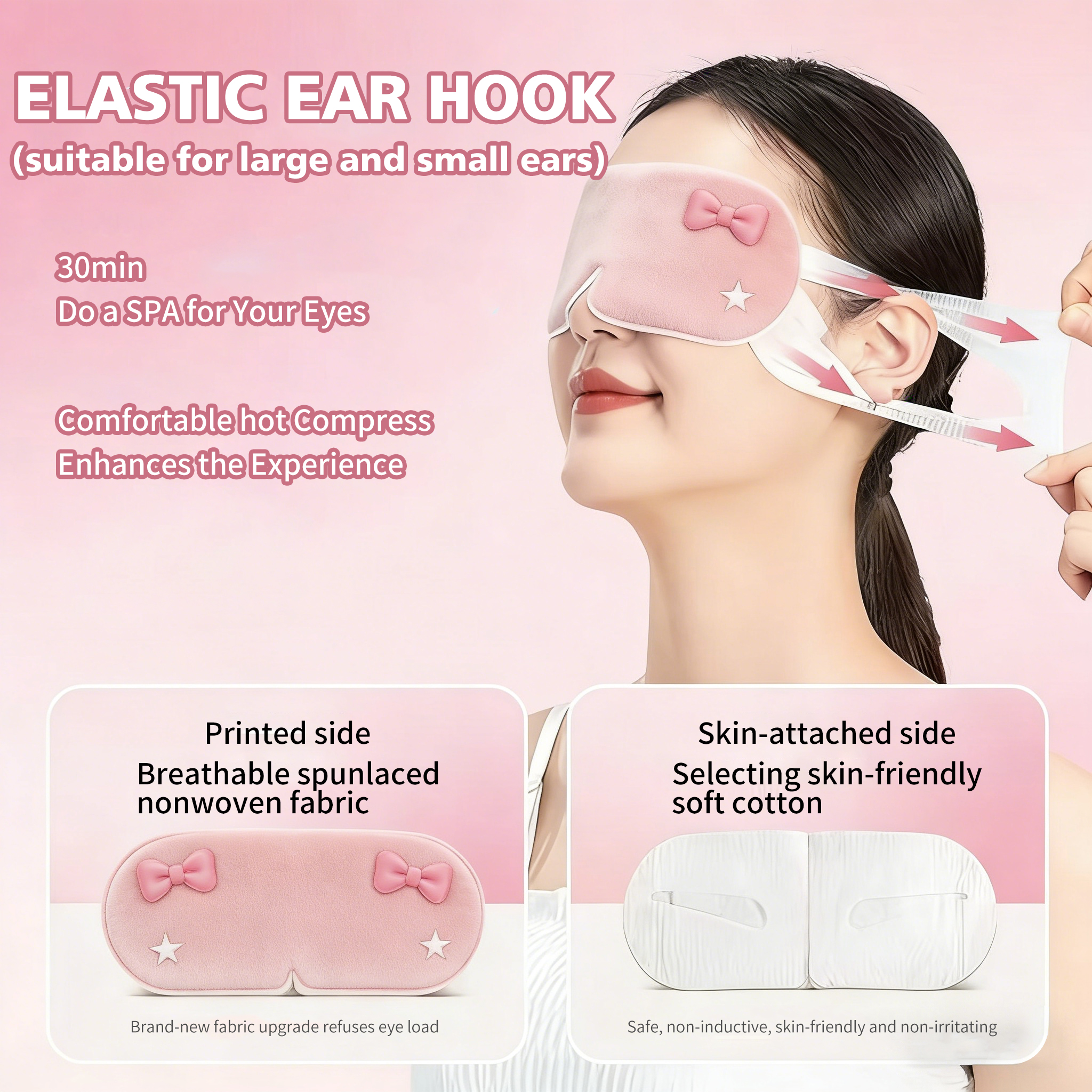 10Pcs Steam Sleep Eye Mask - Heated Eye Mask For Relieving Fatigue & Better Sleep