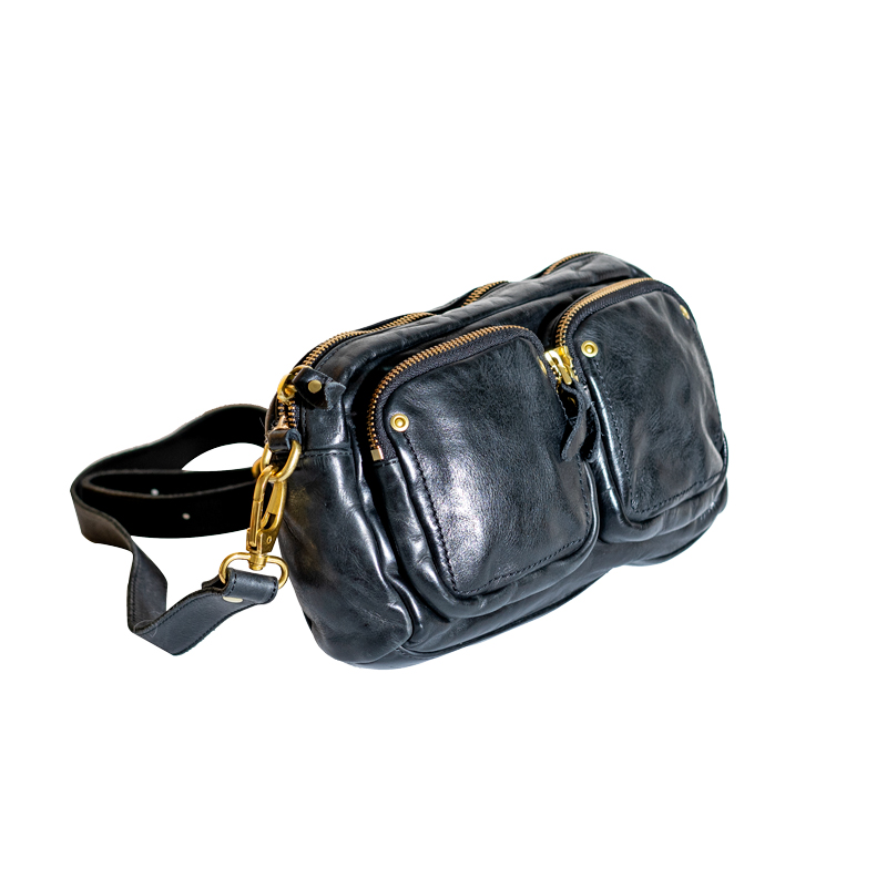 حقيبة صدر جلدية رجالية صيفية متعددة الوظائف للهواتف المحمولة