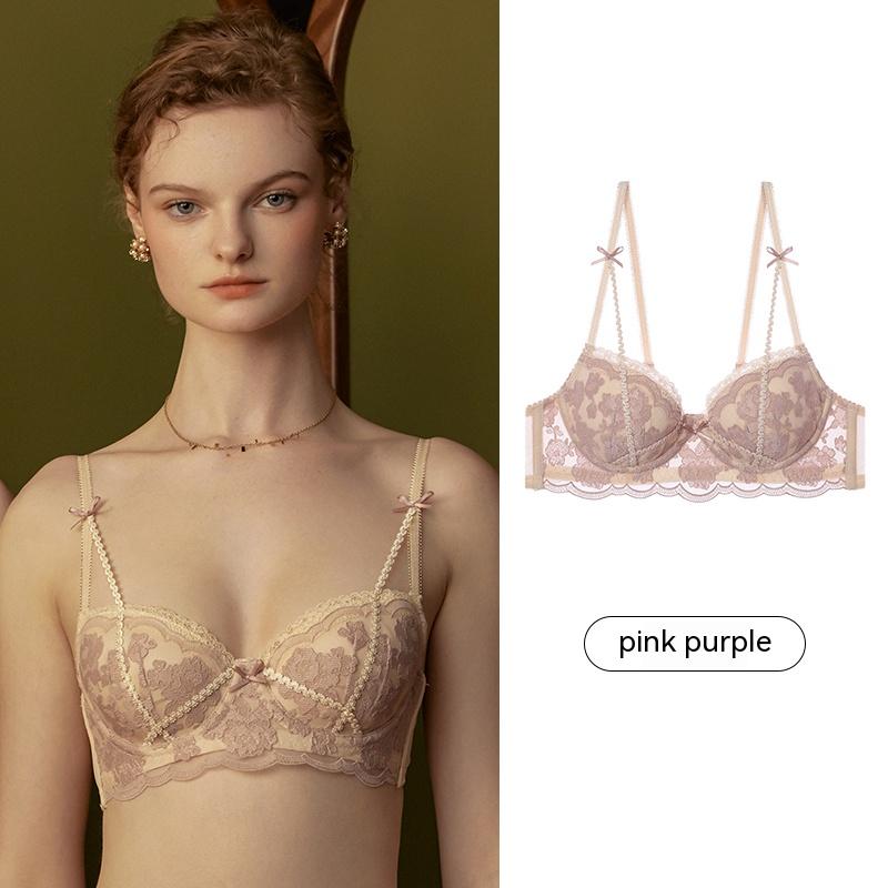 Pink Purple Single Bra