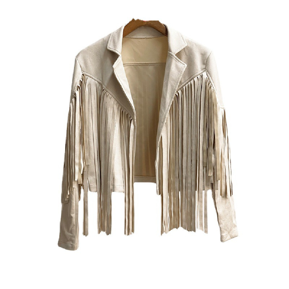 Women's Fashion Suede Short Coat - Image 6