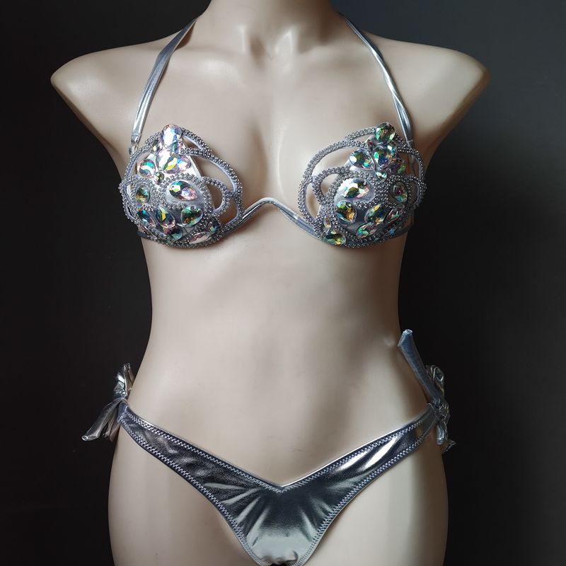 Title 4, Maillot de bain bikini femme à découpes et diam...