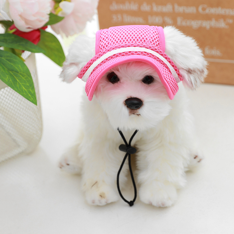 Breathable Sun-proof Bowknot Leaking Ears Pet Hat - Image 6