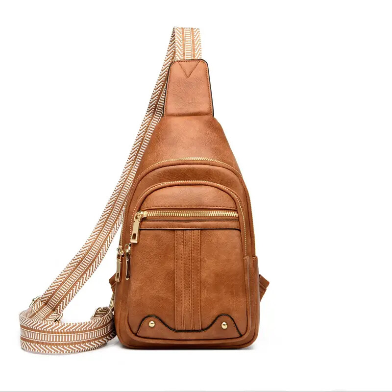 Only Self Pickup---Sling Bag Crossbody Bags For Women, Fanny Packs For Women Chest Bag For Work Shopping Pack Crossbody Purse , Brown, Small, Sling Bag — foto 4