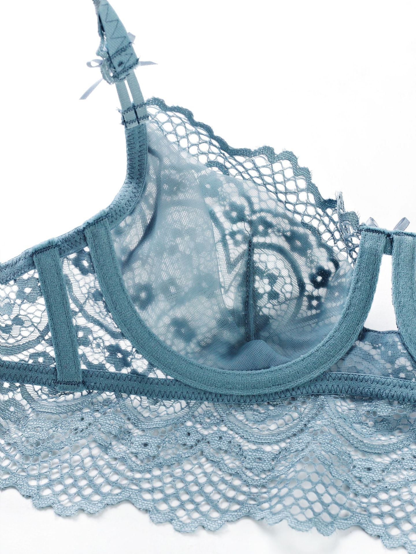 Blue Ladies Bra And Panties Set - Image 4