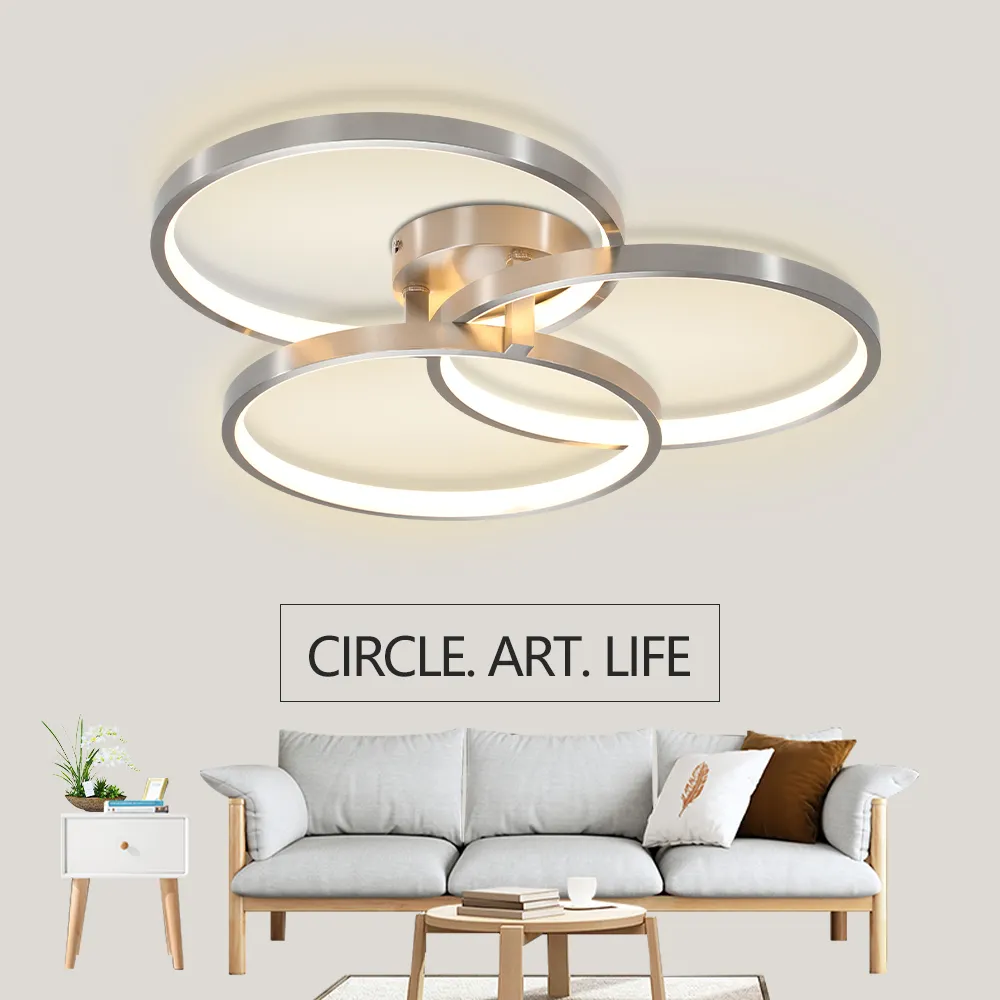 20in Modern LED Ceiling Light Fixture