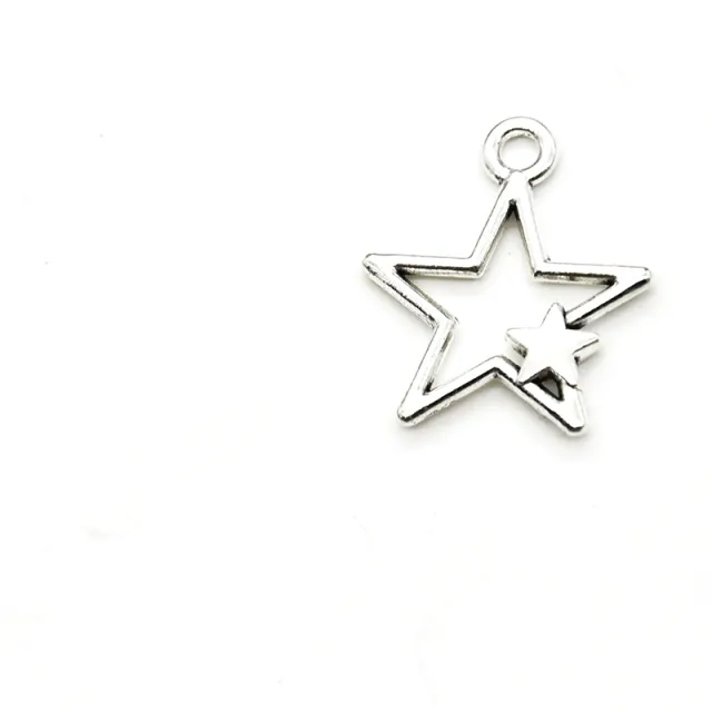Diy Alloy Jewellery Accessories Vintage Silver Pendant Silver - Shop at LoveMi