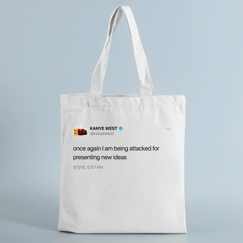 Canvas Tote Bag Pattern Environment-friendly Shopping Large Capacity