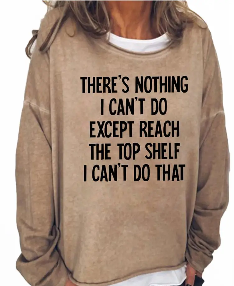 Women's New Letter Loose Sweatshirt