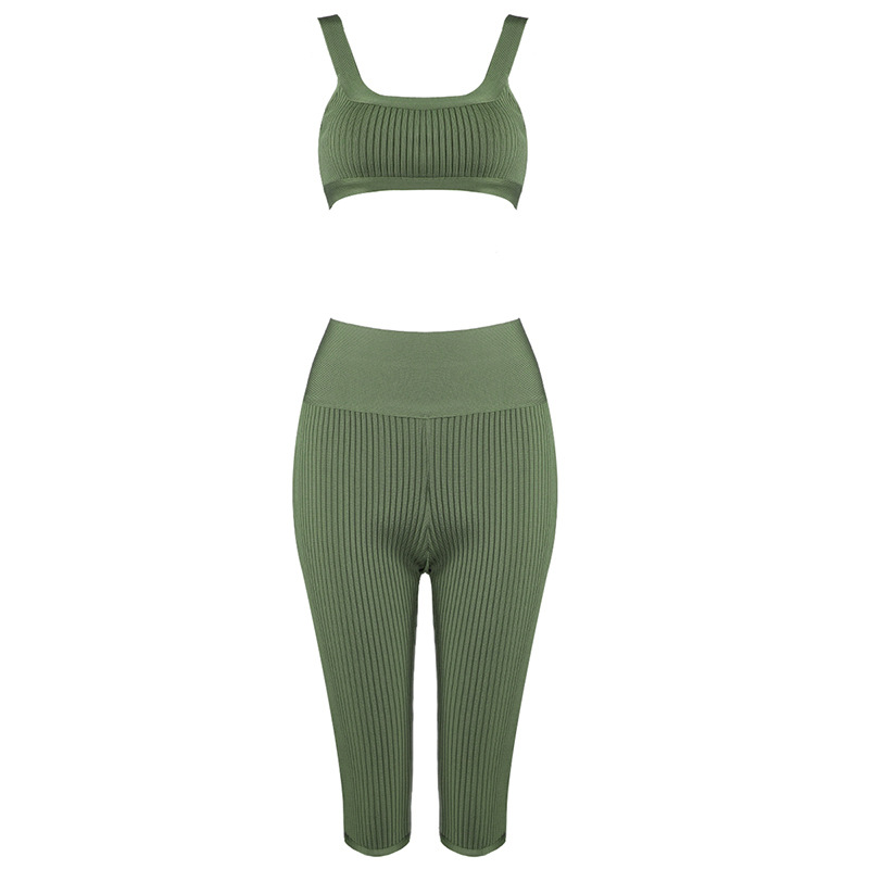 Two-piece Suit Of Five-point Trousers And Vest