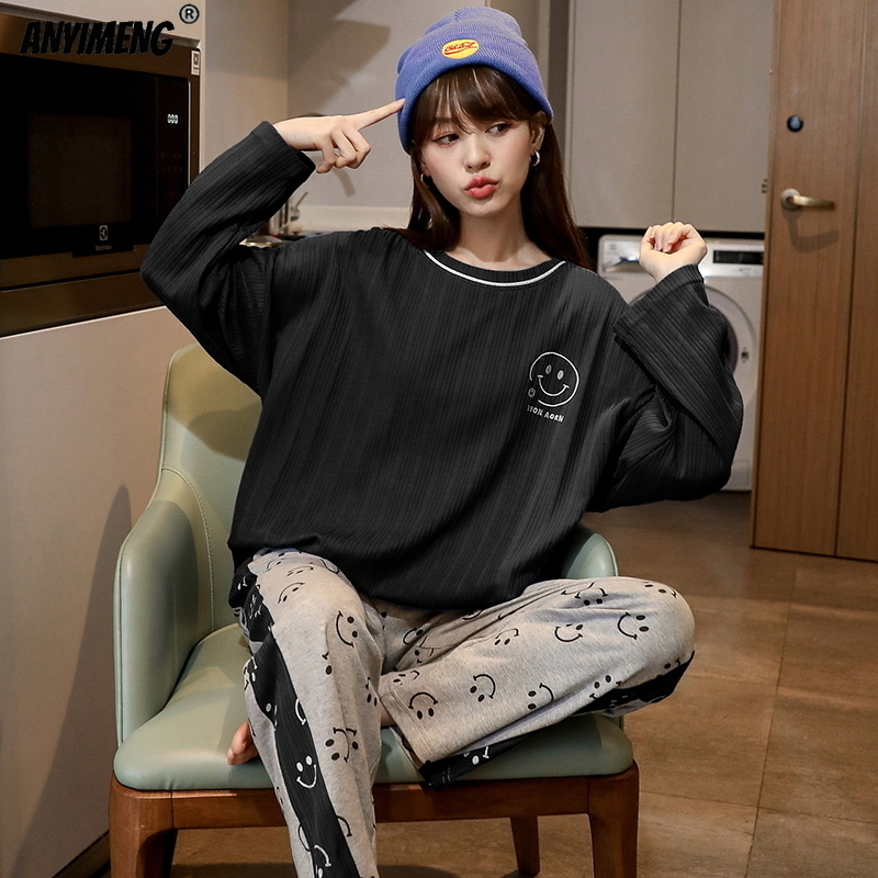 Title 11, Pajamas Women Autumn And Winter Long-sleeved Pu...