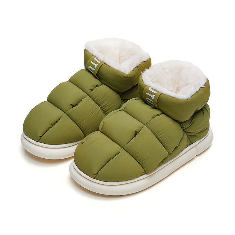 Heel-wrapping Winter Household Non-slip Soft Bottom Shit Feeling Bread Shoes