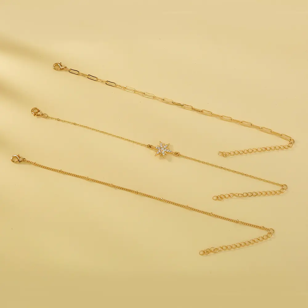 European and American cross-border fashion and elegant ladies multi-layer bracelets net celebrity ins diamond bracelet