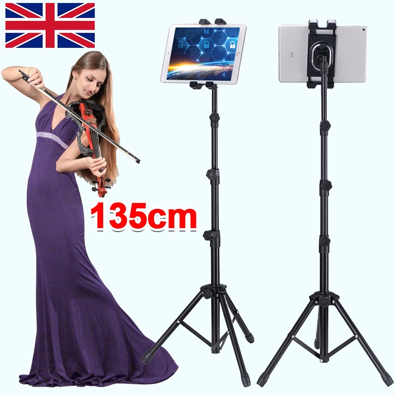 Adjustable Floor Tablet Tripod Stand 4.7-12.9 Phone Holder For IPad — image 4