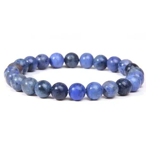 8mm Green Gold Tiger Eye Yoga DIY Agate Bead Bracelet