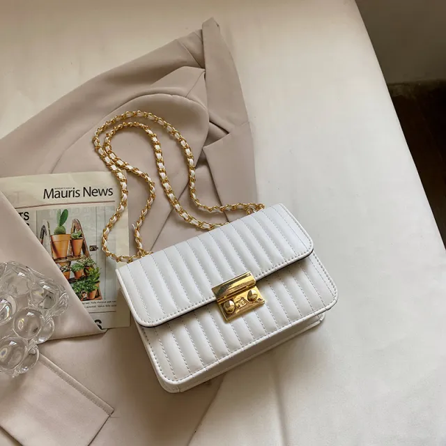 Casual Sense Of Simplicity Package Female Tide Fashion Crossbody White - Shop at LoveMi