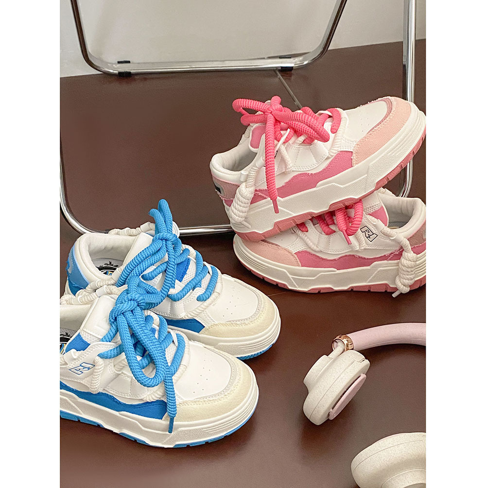 Women's Fashionable All-matching Raise The Bottom Sneakers - Image 3