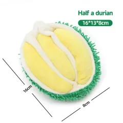 Interactive Squeaky Dog Toys For Puppies - Boredom Buster Chew Toys For Corgi & Small Breeds, Durable Enrichment Sniffing - Durian - View 1
