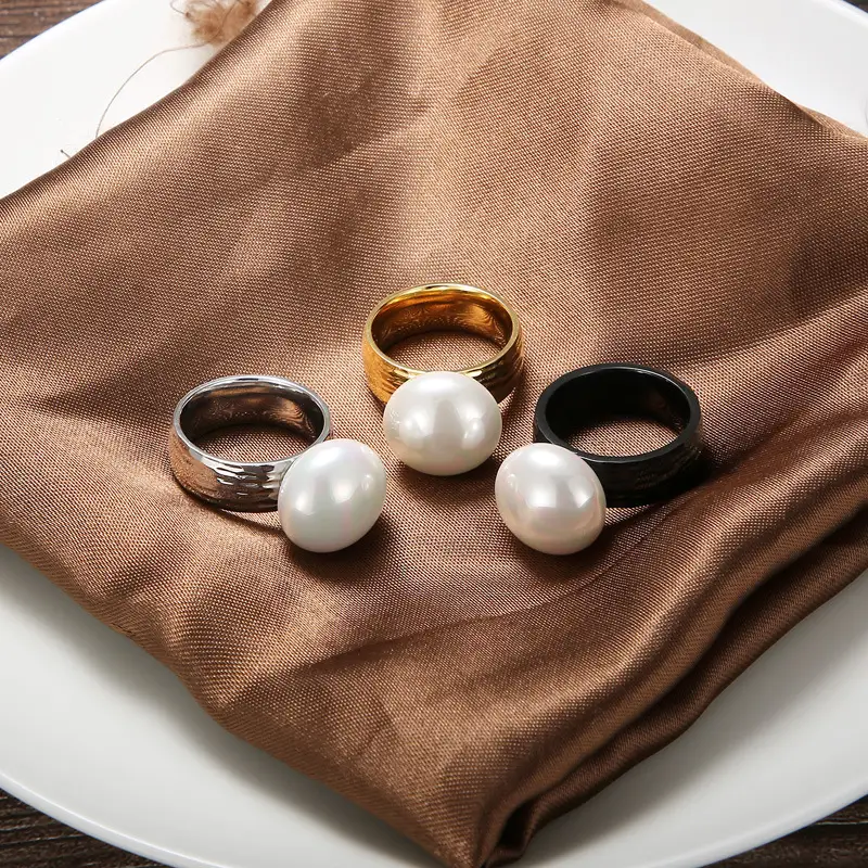 Jewelry Stainless Steel Ring Fashion Titanium Steel Popular