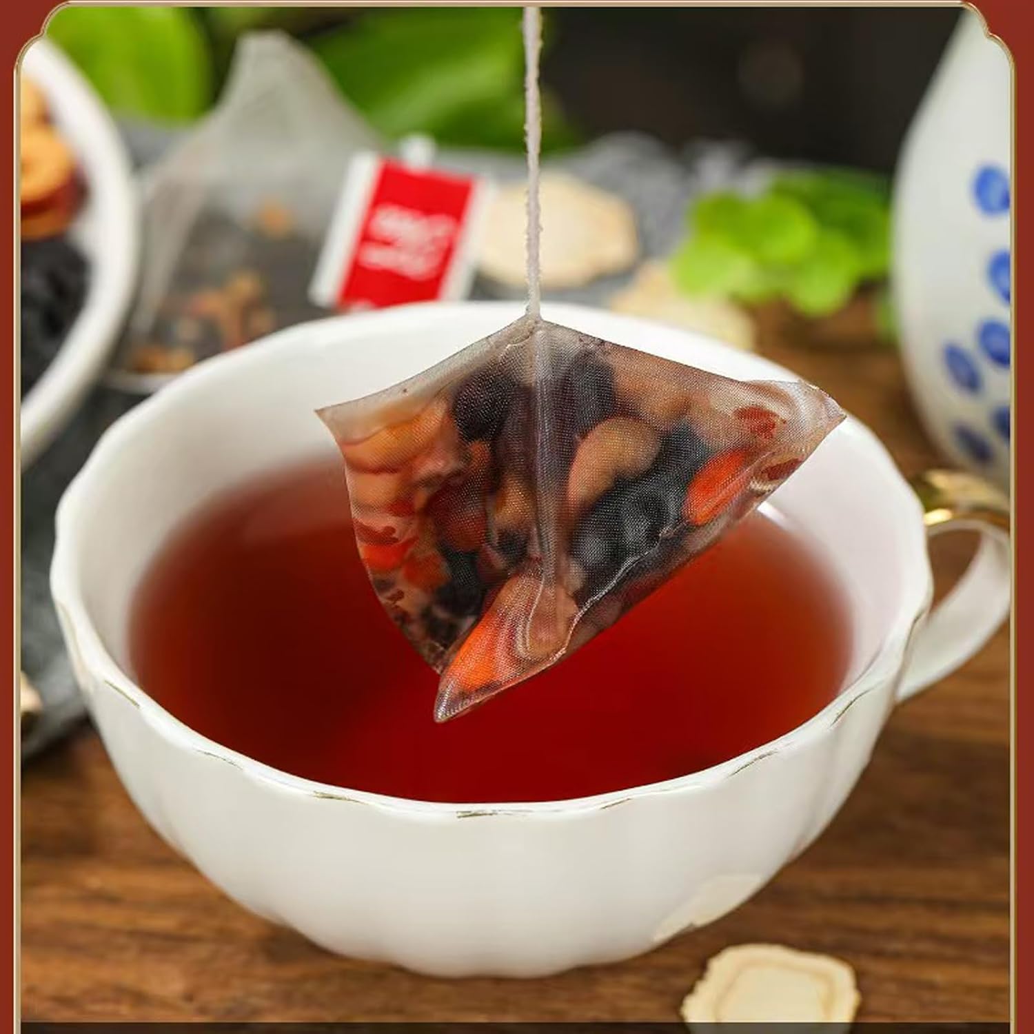 25bags kidney tea formula ginseng five treasure teacombination scented t 7