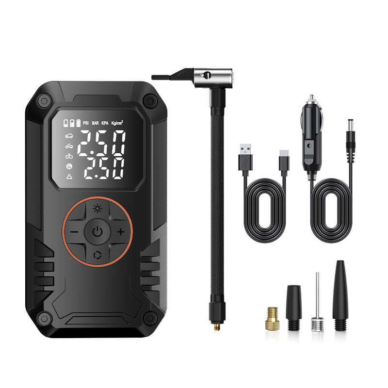Electric Air Pump Tyre Inflator Portable Air Compressor For Bike Motorcycle Car