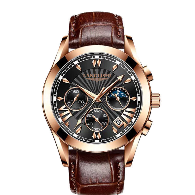 Men's Multifunctional Luminous Waterproof Quartz Watch