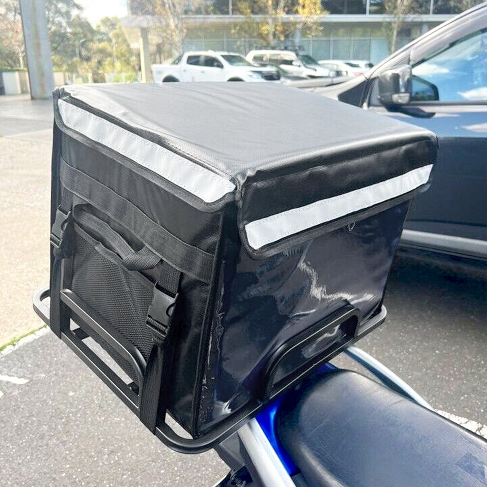 62L Food Delivery Bag  Rear Rack For Motorcycle Bike Food Delivery Drivers Kit 7