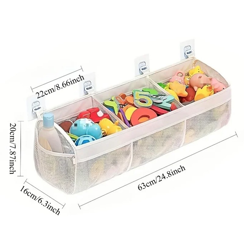 Bathroom Kids Bath Toy Tidy Organiser Mesh Hanging Storage Bag Holder Net — image 5