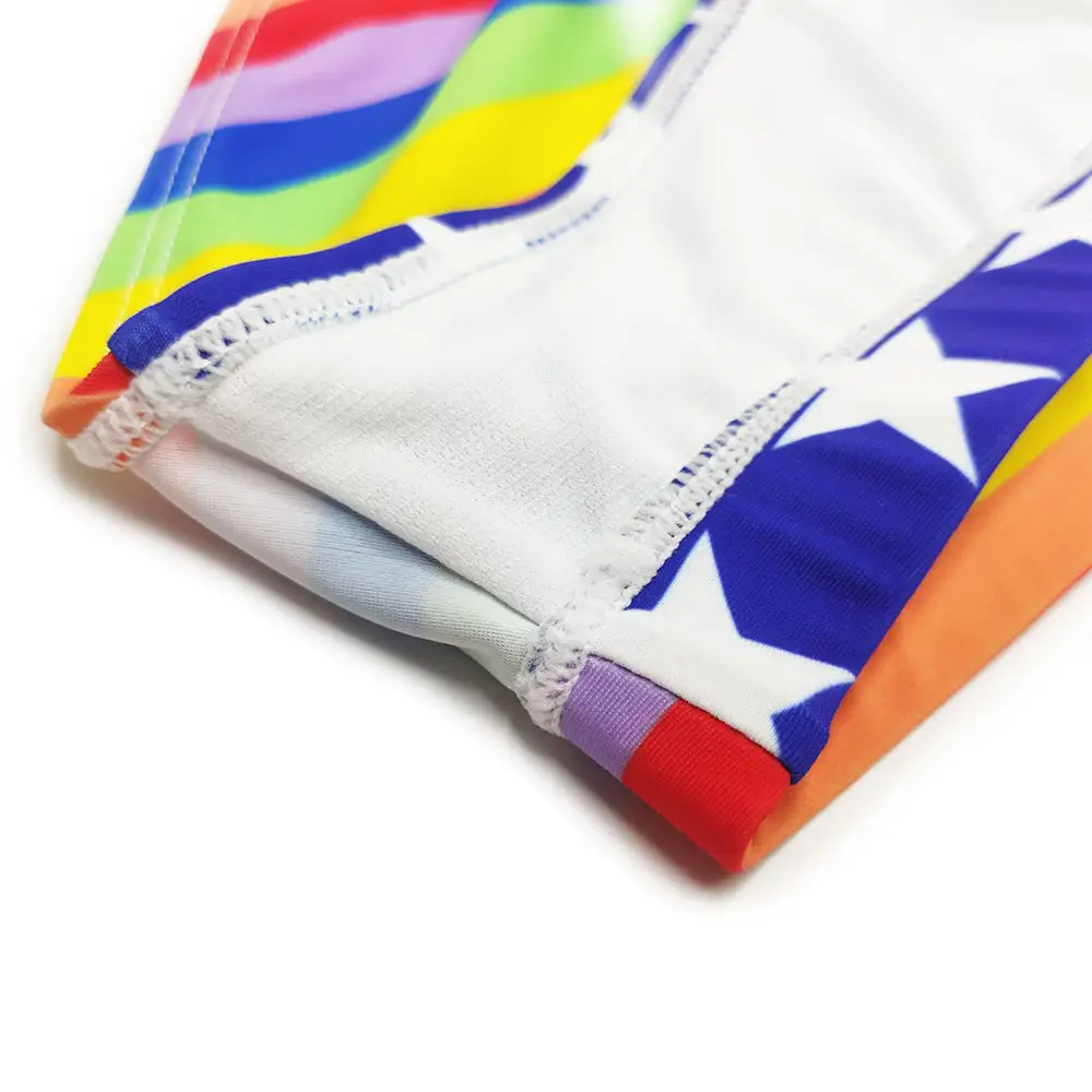 Rainbow Stars Spliced Sexy Men's